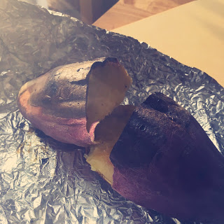 ストーブ 焼き芋