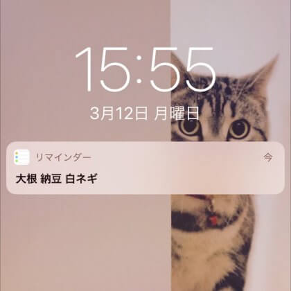 待ち受け画面 ロック画面 にメモするアプリ リマインダーが結局