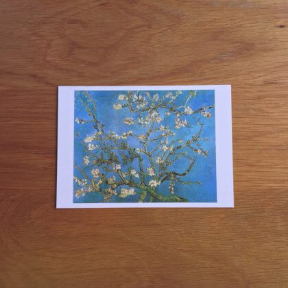 花咲くアーモンドの木の枝　ポストカード